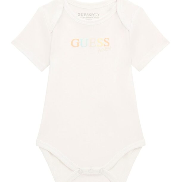 Боди с къси ръкави и лого GUESS