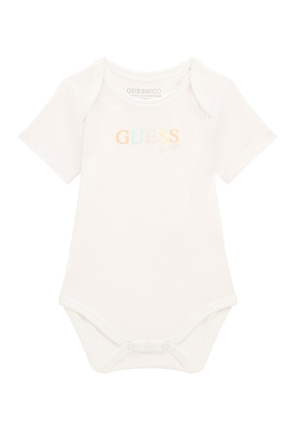 Боди с къси ръкави и лого GUESS