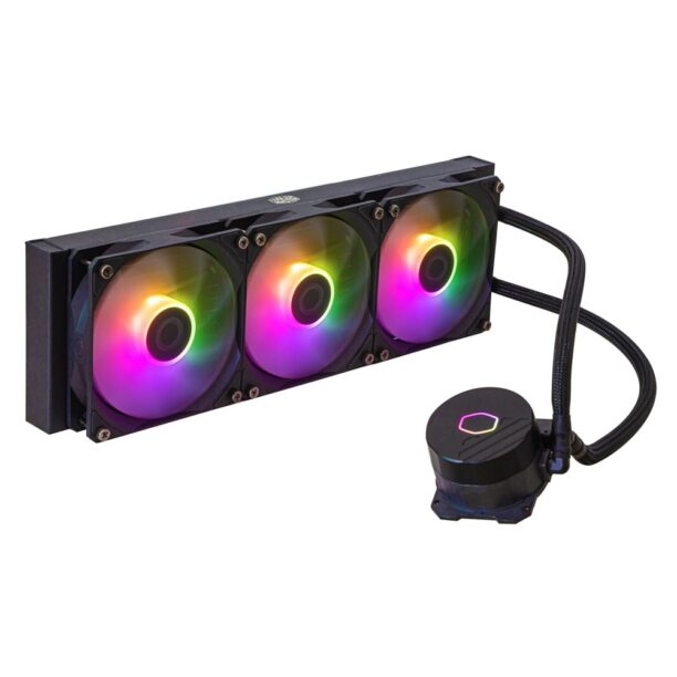 Водно охлаждане за процесор CoolerMaster MasterLiquid 360L Core ARGB Black