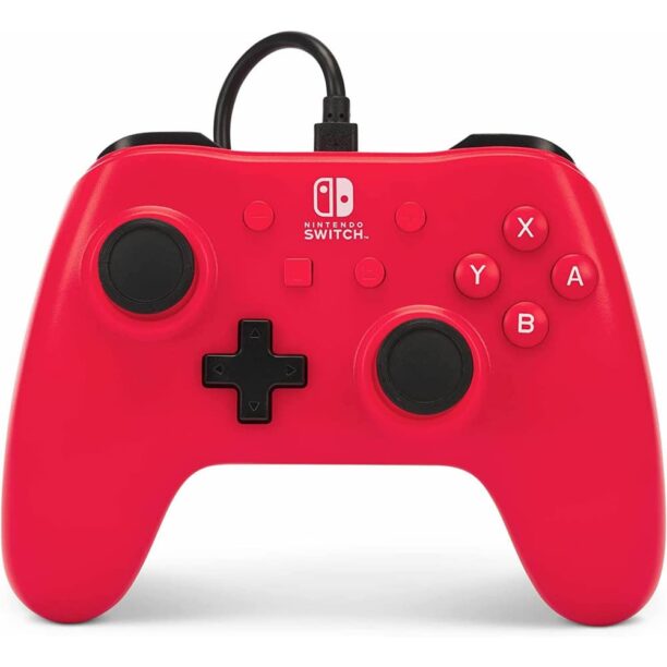 Геймпад PowerA Enhanced Raspberry Red за Nintendo Switch