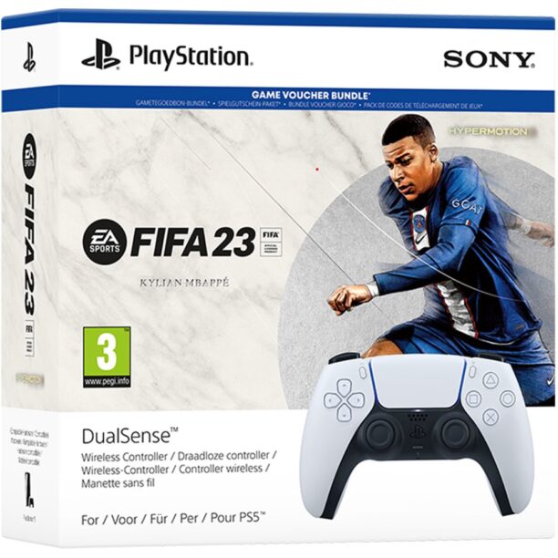 Геймпад Sony PlayStation DualSense Wireless в комплект с игра FIFA 23