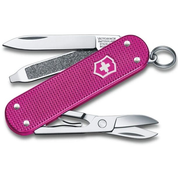 Джобен нож Victorinox Classic Alox Flamingo Party