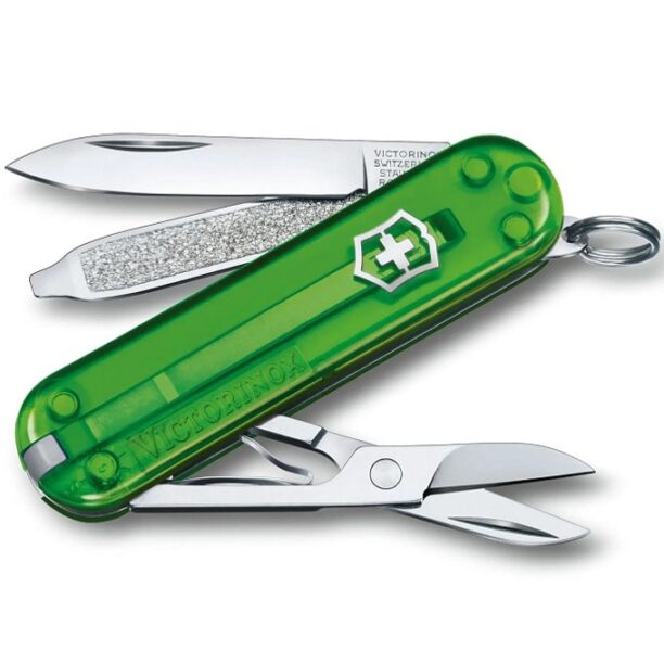 Джобен нож Victorinox Classic SD Transparent Green Tea