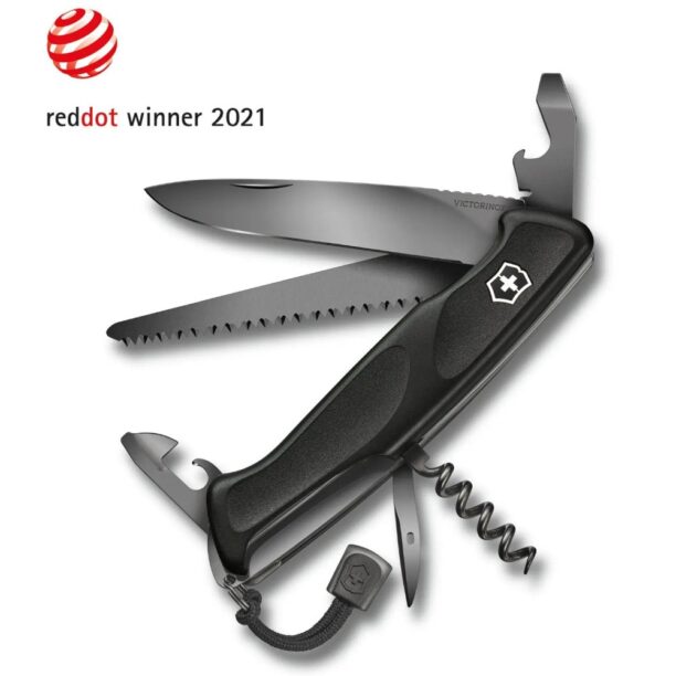 Джобен нож Victorinox Ranger Grip 55 Onyx Black