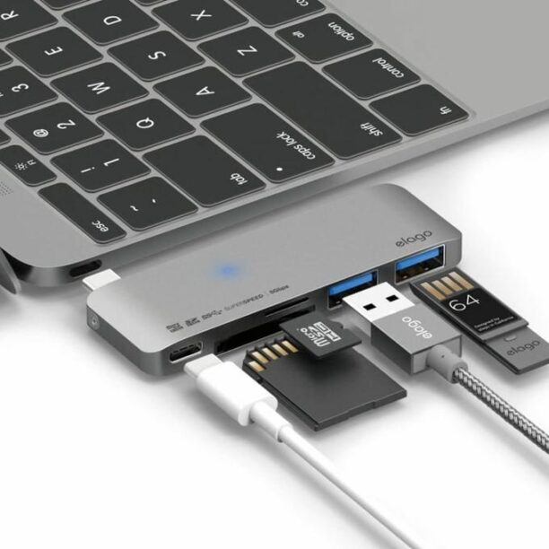 Докинг станция Elago Multi USB-C Hub (ECA-USBC2-HB-DG)