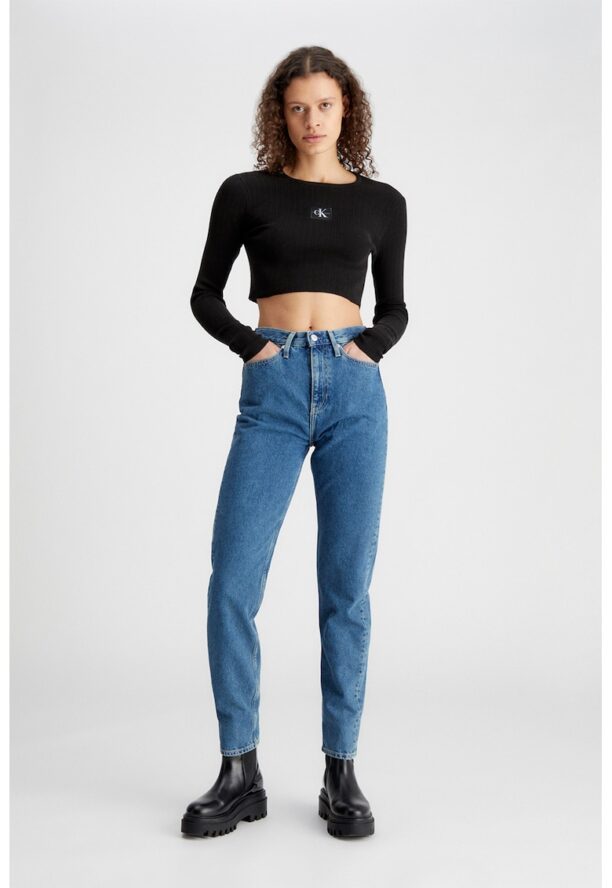 Дънки Authentic с висока талия и 5 джоба CALVIN KLEIN JEANS