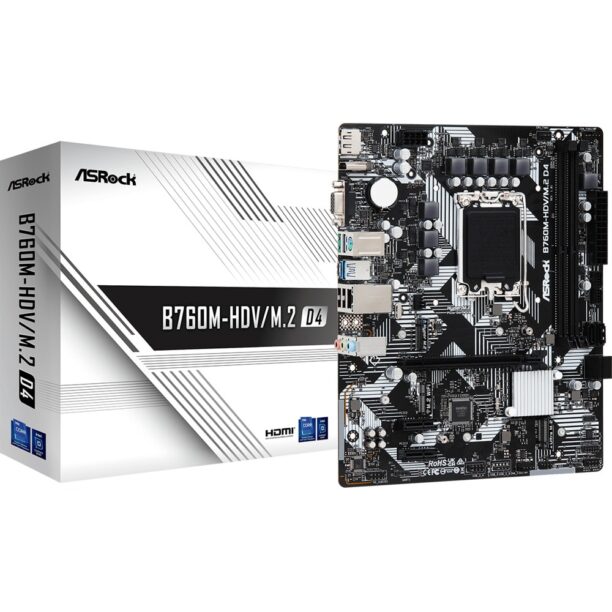 Дънна платка ASROCK B760M-HDV M.2 D4