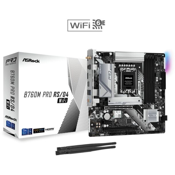 Дънна платка ASROCK B760M PRO RS/D4 WIFI