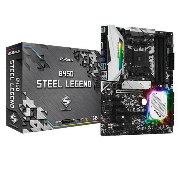 Дънна платка ASRock B450 Steel Legend