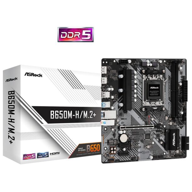 Дънна платка ASRock B650M-H/M.2+