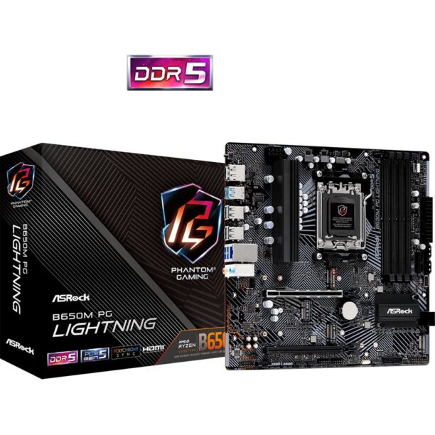 Дънна платка ASRock B650M PG Lightning