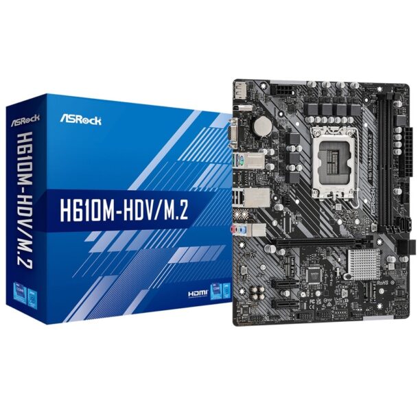 Дънна платка ASRock H610M-HDV/M.2