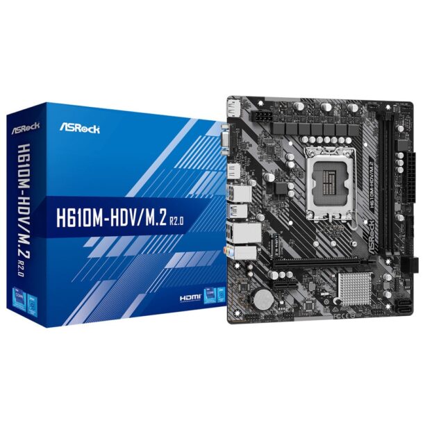 Дънна платка ASRock H610M-HDV/M.2 R2.0