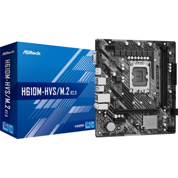 Дънна платка ASRock H610M-HVS/M.2 R2.0