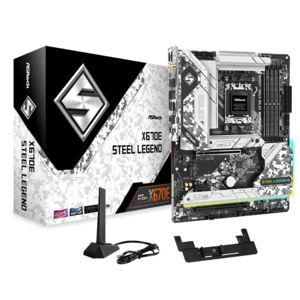 Дънна платка ASRock X670E Steel Legend (90-MXBJ40-A0UAYZ)