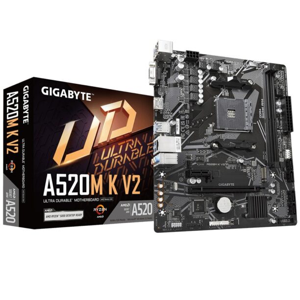 Дънна платка Gigabyte A520M K V2