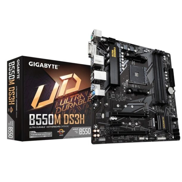 Дънна платка Gigabyte B550M DS3H