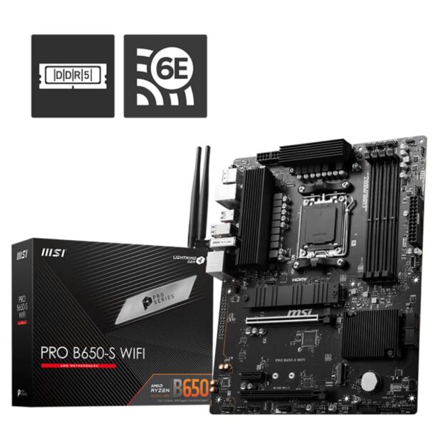 Дънна платка MSI PRO B650-S WIFI