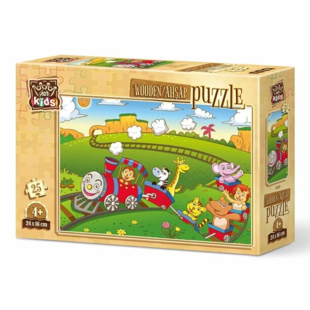 Дървен детски пъзел Art Puzzle Животни