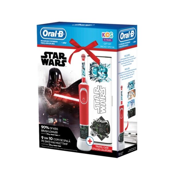 Ел. четка за зъби Oral B Vitality D100 Star Wars в комплект с кутия за пътуване TC6/12/6