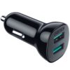 Зарядно за кола Choetech Dual Quick Charge 3.0 Car Charger 30W (C0051)