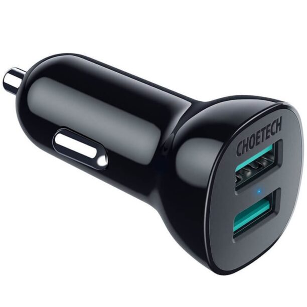 Зарядно за кола Choetech Dual Quick Charge 3.0 Car Charger 30W (C0051)