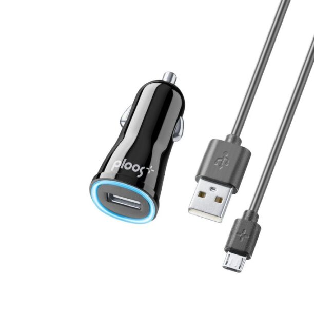 Зарядно за кола Ploos 6540 с включен micro-USB кабел