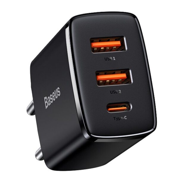 Зарядно устройство Baseus ompact Quick Wall Charger Black (CCXJ-E01)