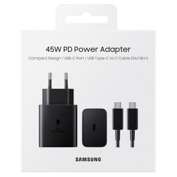 Зарядно устройство Samsung Power Adapter (EP-T4510XBEGEU)