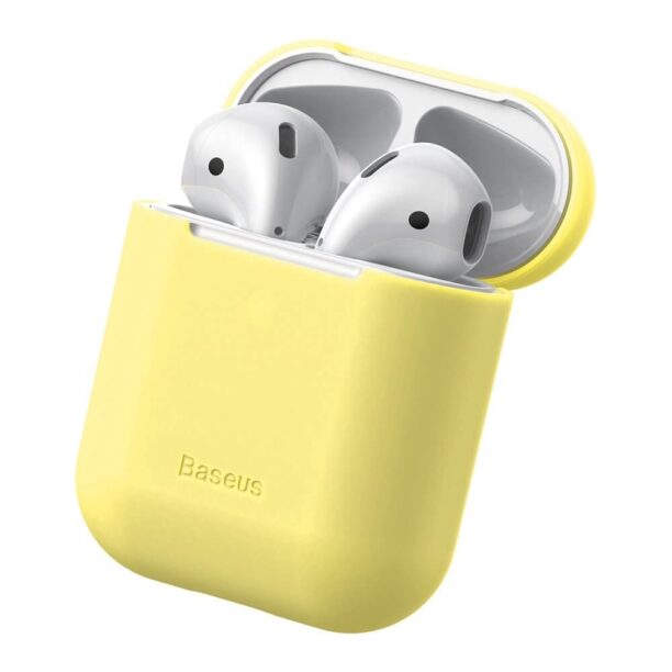 Защитен калъф Baseus Super Thin Silica Gel Case за Apple Airpods / Apple Airpods 2