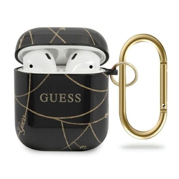 Защитен калъф Guess Gold Chain за Apple Airpods / Apple Airpods 2