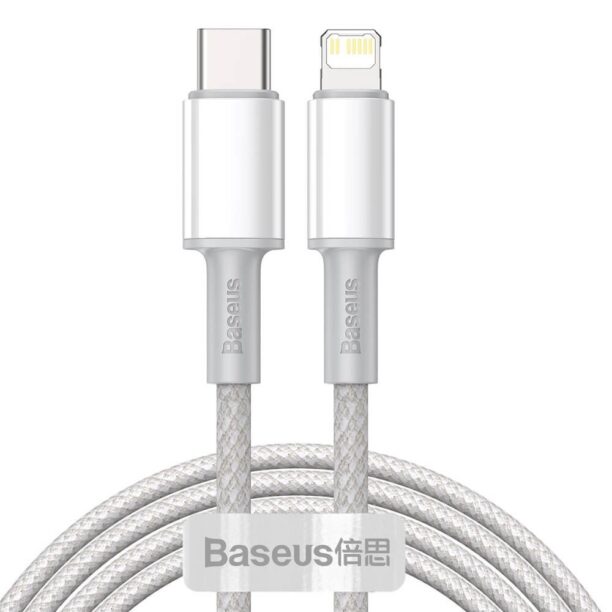 Кабел Baseus High Density Braided USB-C to Lightning Cable PD 20W (CATLGD-A02)