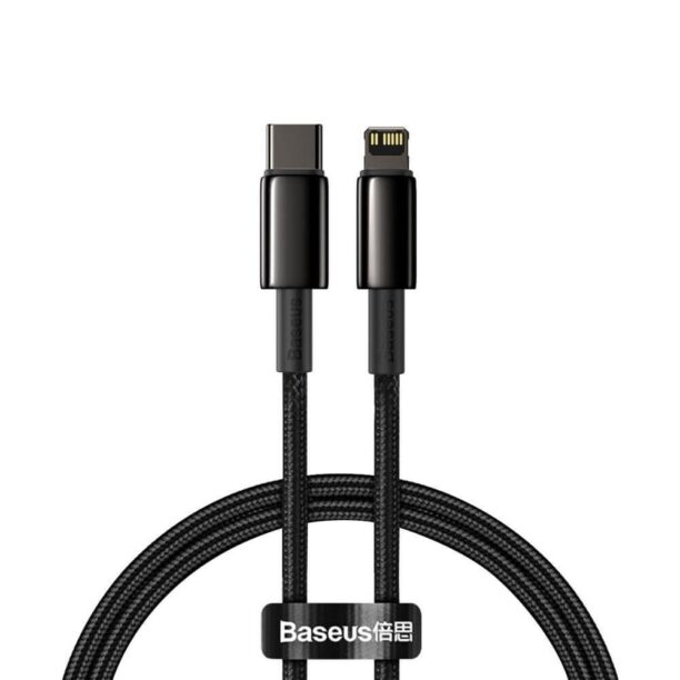 Кабел Baseus Tungsten Gold Lightning to USB-C PD 20W Data Cable (CATLWJ-01)