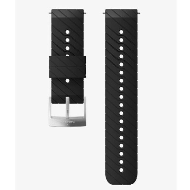 Каишка Suunto 24 ATH3 SILICONE STRAP BLACK/STEEL M