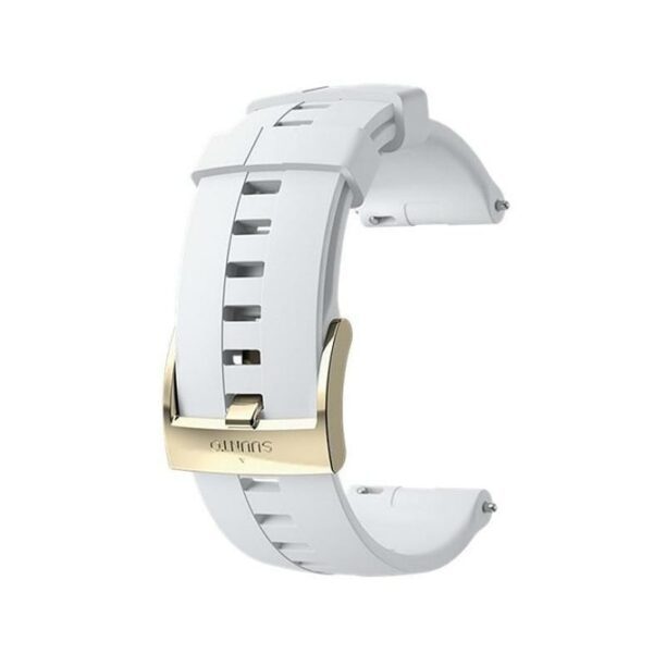 Каишка Suunto 24 ATH4 SILICONE STRAP WHITE/GOLD M