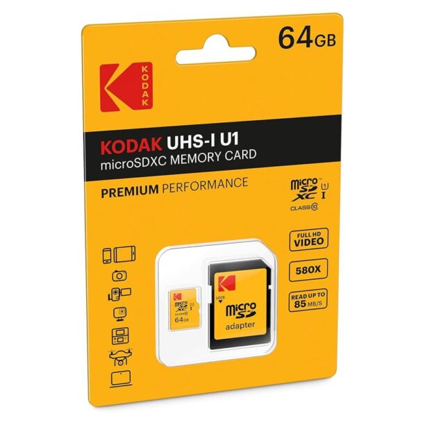 Карта памет 64GB microSDXC с адаптер