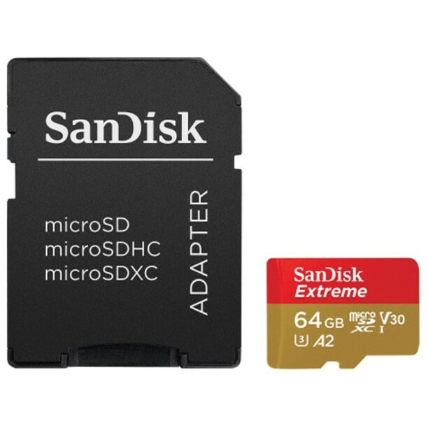 Карта памет 64GB microSDXC с адаптер