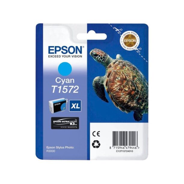 Касета ЗА EPSON STYLUS PHOTO R3000 - Cyan - P№ C13T15724010 - заб.: 25.9ml. цена