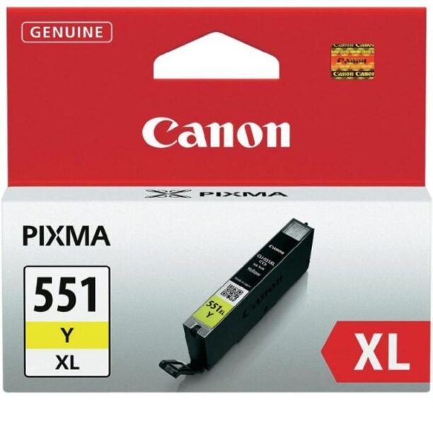 Касета за Canon PIXMA iP7250/MG5450/MG6350 - CLI-551Y-XL - Yellow - заб: 650k цена