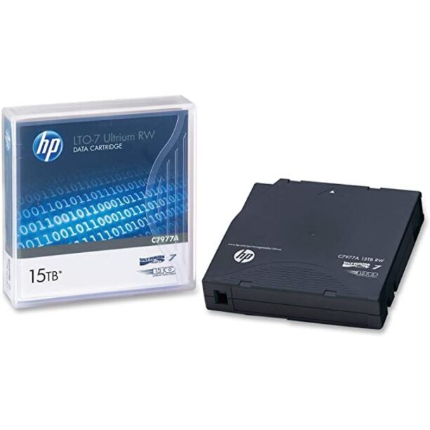 Касета за запис на данни HP C7977A. LTO-7 Ultrium. 10.27 mm/960 m