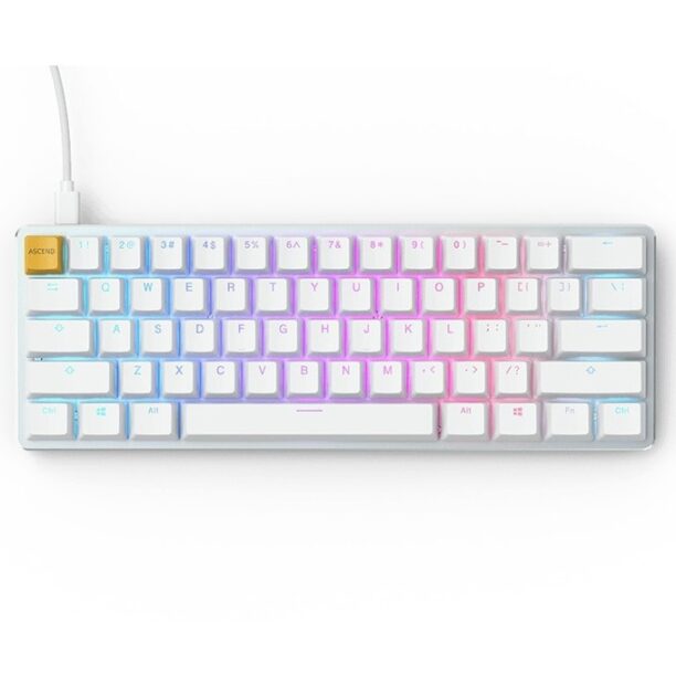 Клавиатура Glorious Whit Ice GMMK RGB Compact (GATA-1340)