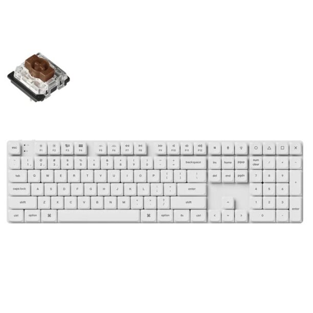 Клавиатура Keychron K5 Pro White QMK/VIA (K5P-P3)