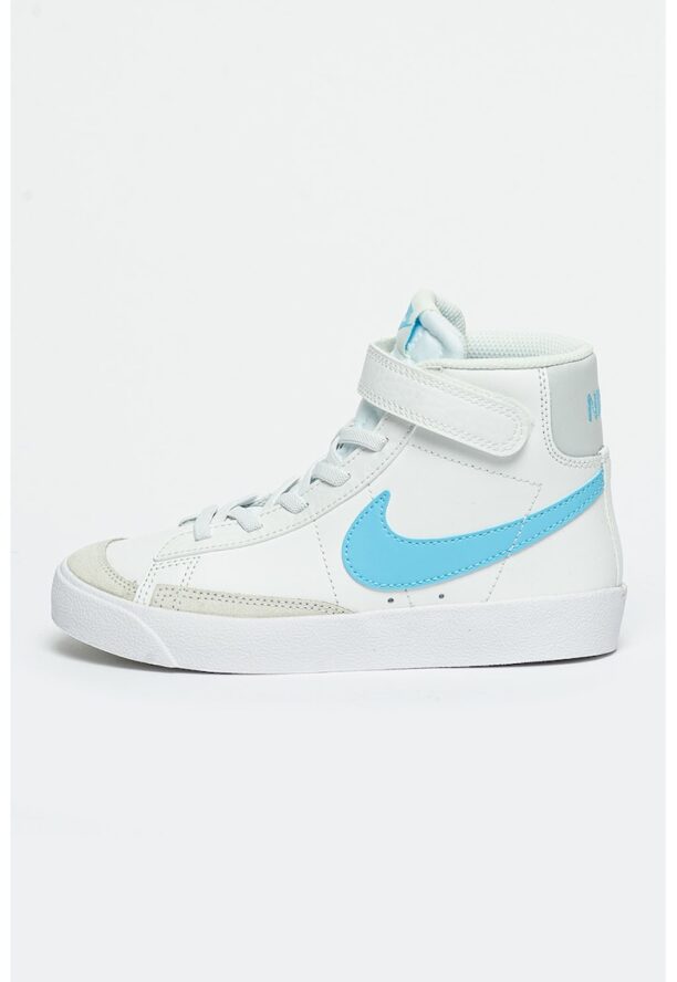 Кожени спортни обувки Blazer Mid 77 с велур Nike