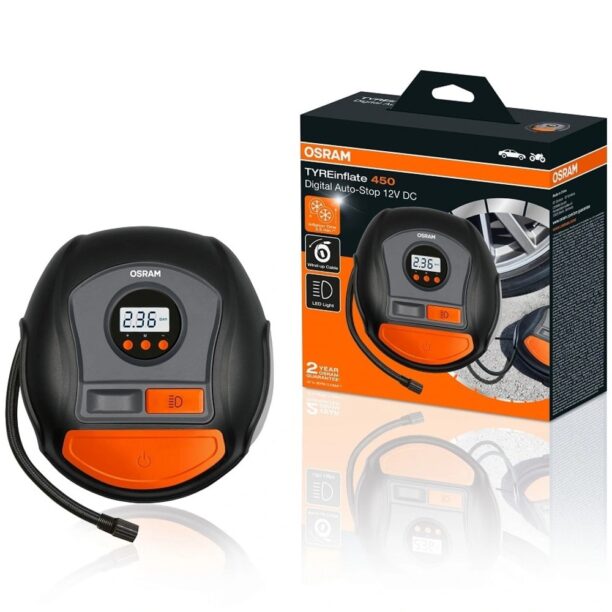 Авто компресор Osram TYREinflate 450