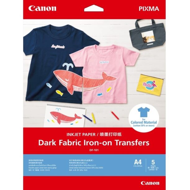 Копирна хартия Canon Dark Fabric Iron-on Transfers