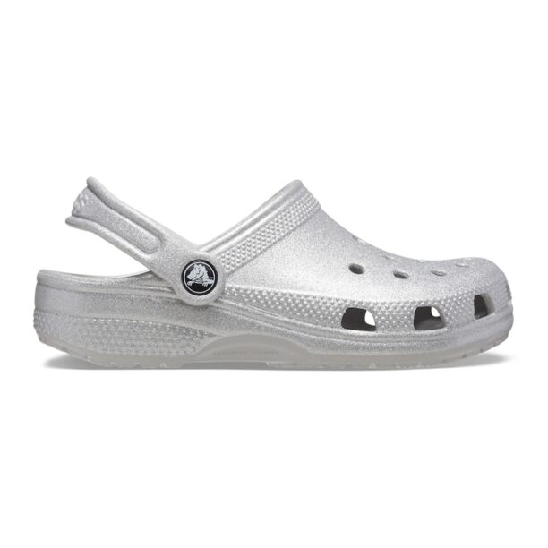 Крокс с отворена пета и бляскав ефект Crocs