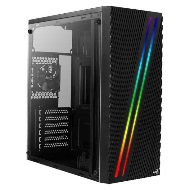 Кутия AeroCool Streak RGB (AEROPGSSTREAK-A-BKRG)