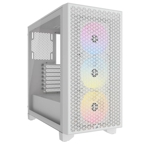 Кутия Corsair 3000D RGB Airflow White