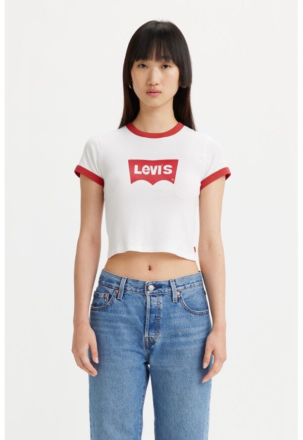 Къса тениска по тялото Levis