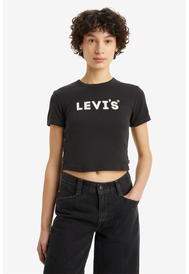 Къса тениска с лого Levis